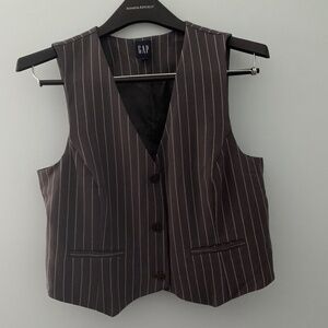 Gap pinstripe vest
